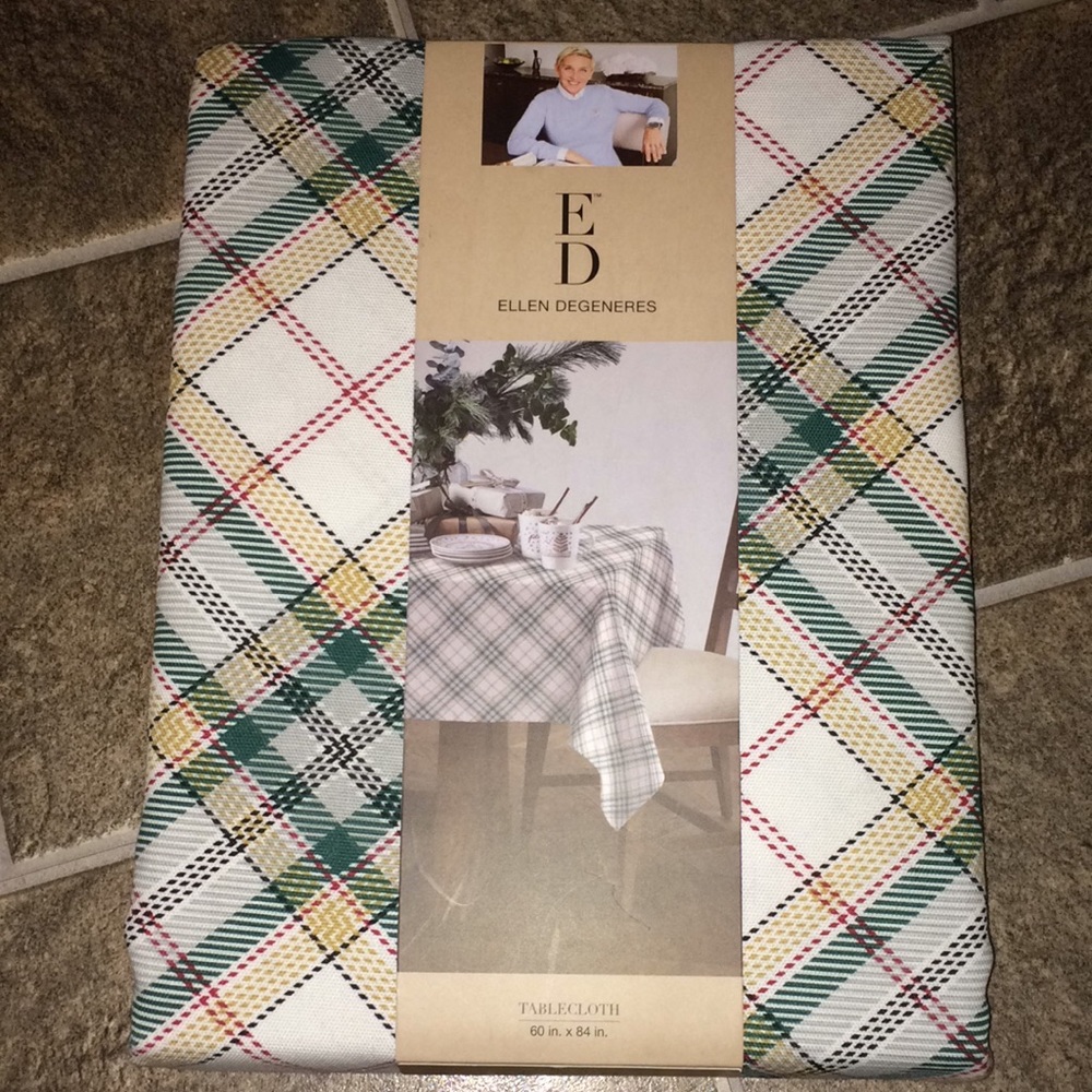 Ellen Degeneres table cloth
